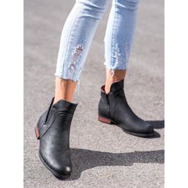 Goodin Stylové kozačky na zip černý 1