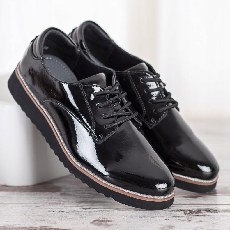 Kožené boty VINCEZA černá 1