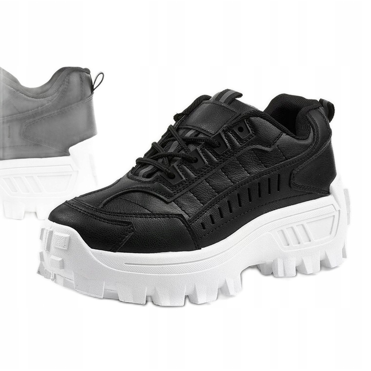 Černé trendy sportovní boty Pereipheme černý 1