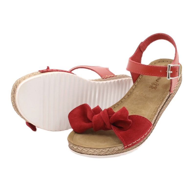 Pohodlná dámská obuv Inblu 158D117 červené 4