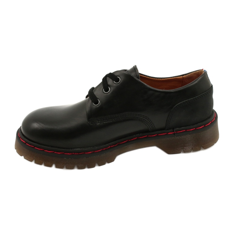 Černé kožené boty Lee Cooper LCJPL-20-01-021 černý 1
