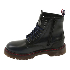 Lee Cooper Boty LCJPL-20-01-014 Navy černý námořnická modř 1