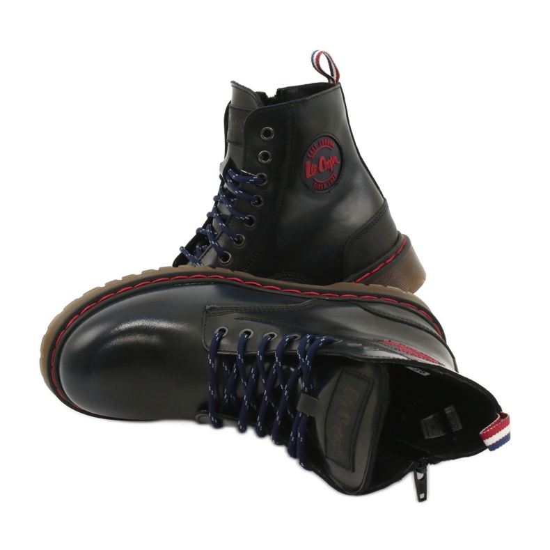 Lee Cooper Boty LCJPL-20-01-014 Navy černý námořnická modř 4