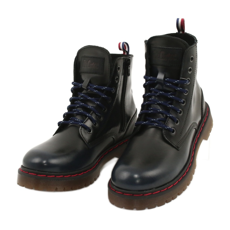 Lee Cooper Boty LCJPL-20-01-014 Navy černý námořnická modř 2