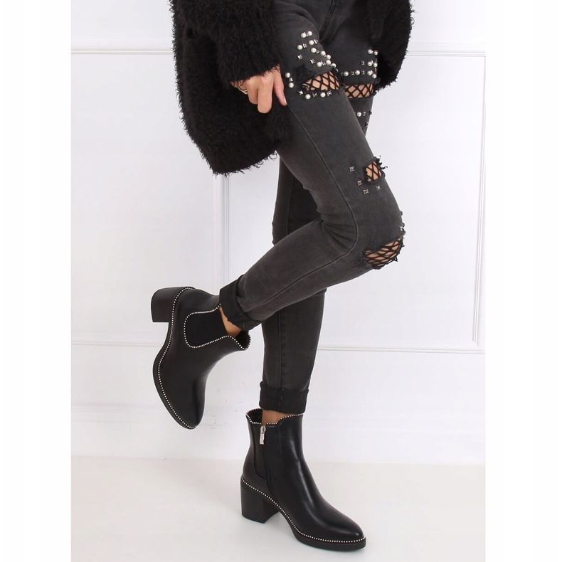 Černé boty Chelsea, černé 15671 černé černá 1