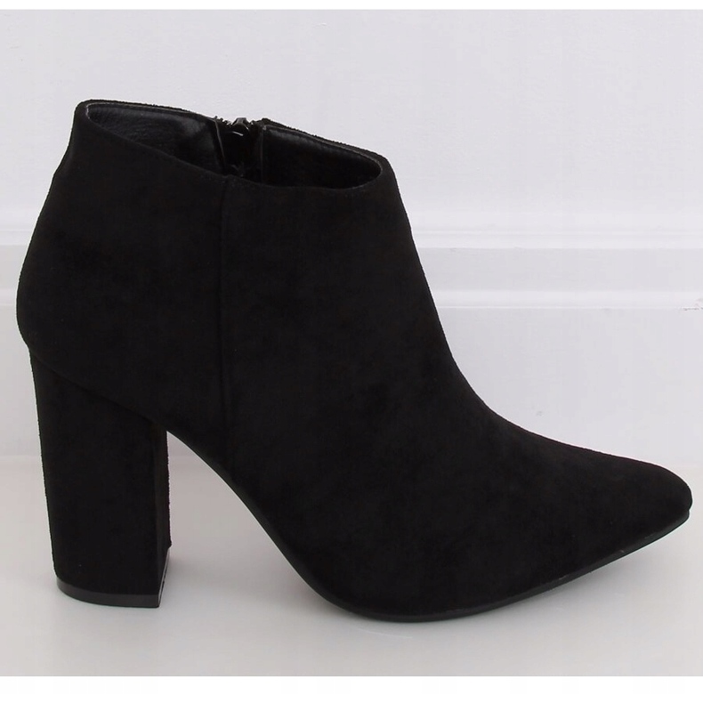 Boty na sloupku černé G-7668 Black černá 1