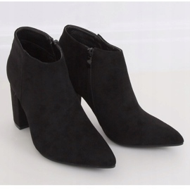 Boty na sloupku černé G-7668 Black černá 2