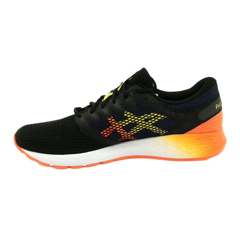 Běžecké boty Asics RoadHawk Ff 2 M 1011A136-005 černý námořnická modř pomerančový žluť 1