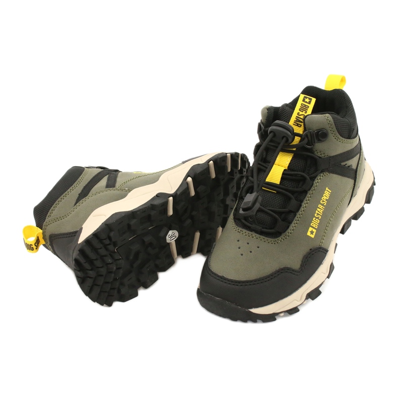 Big Star Vysoká dětská sportovní bota Green/Khaki GG374047 zelený 3