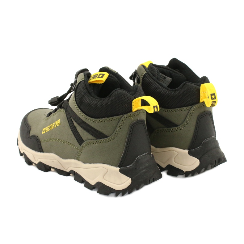 Big Star Vysoká dětská sportovní bota Green/Khaki GG374047 zelený 5