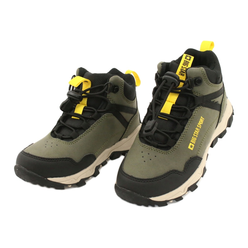 Big Star Vysoká dětská sportovní bota Green/Khaki GG374047 zelená 2