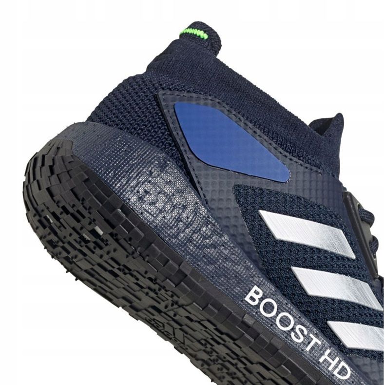 Běžecké boty adidas PulseBoost Hd M EG9967 námořnická modrá zelená 1