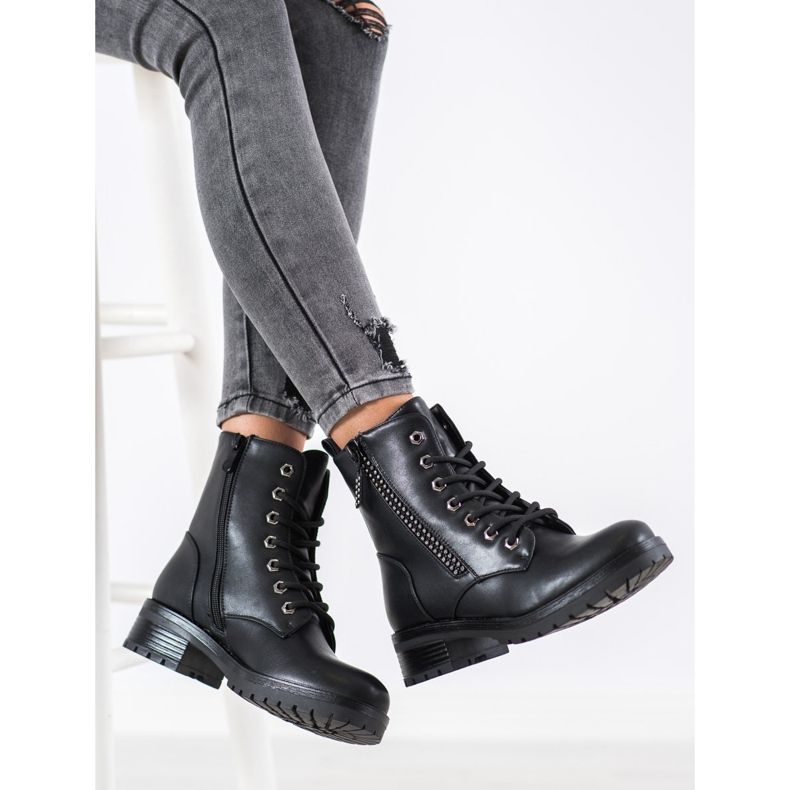 SHELOVET Pracovníci s kubickými zirkony černá 1