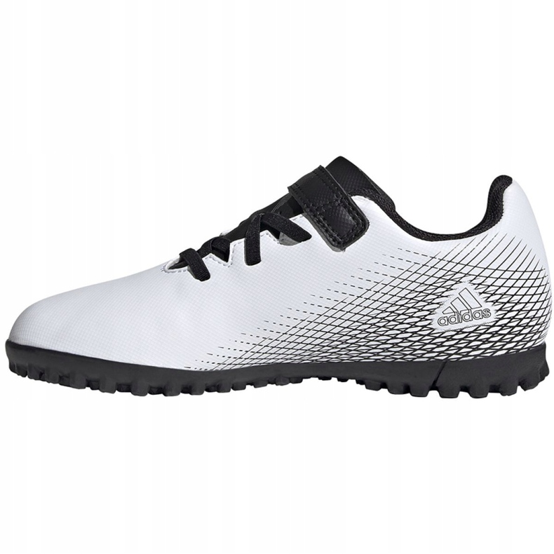 Kopačky Adidas X GHOSTED.4 H&L Tf Jr FW9573 vícebarevný bílý 2 Kopačky Adidas X GHOSTED.4 H&L Tf Jr FW9573 vícebarevný bílý 2