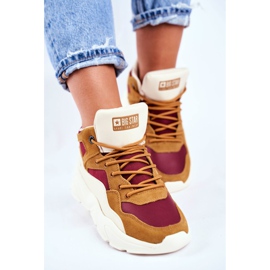Dámské sportovní boty Big Star béžové GG274646 béžový 2