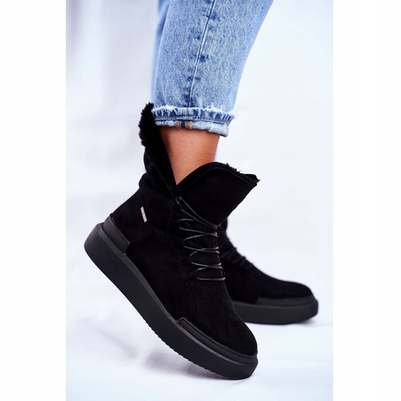 Dámské sněhové boty Big Star Black GG274990 černá 1