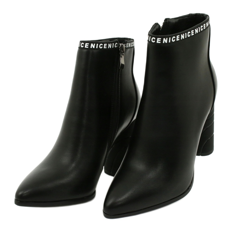 Filippo Dámské eko-kožené boty černé DBT1547/20 BK černá 2 Filippo Dámské eko-kožené boty černé DBT1547/20 BK černá 2