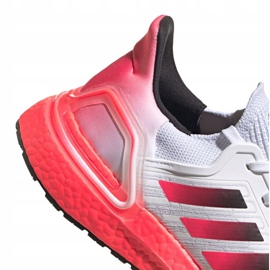 Běžecké boty adidas UltraBoost 20 M EG5177 bílý červený 1