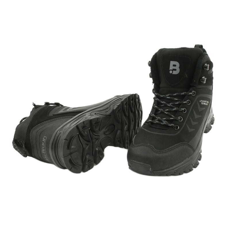 McBraun Vysoce sportovní softshellový trekkingový černý 9TR37-1405 černá 3