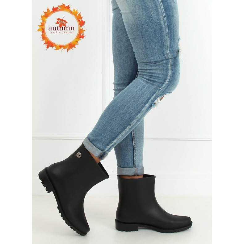 Černá DC11 Černá matná dámská galoše 1