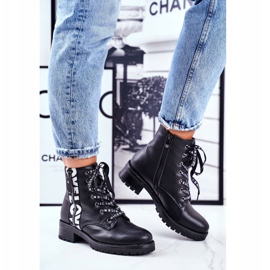 Vinceza Dámské boty černé Verso bílý černý 1