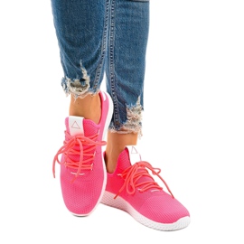 Růžová sportovní obuv F04-4 růžový 1