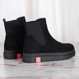 Seastar Boty na platformě černý 1