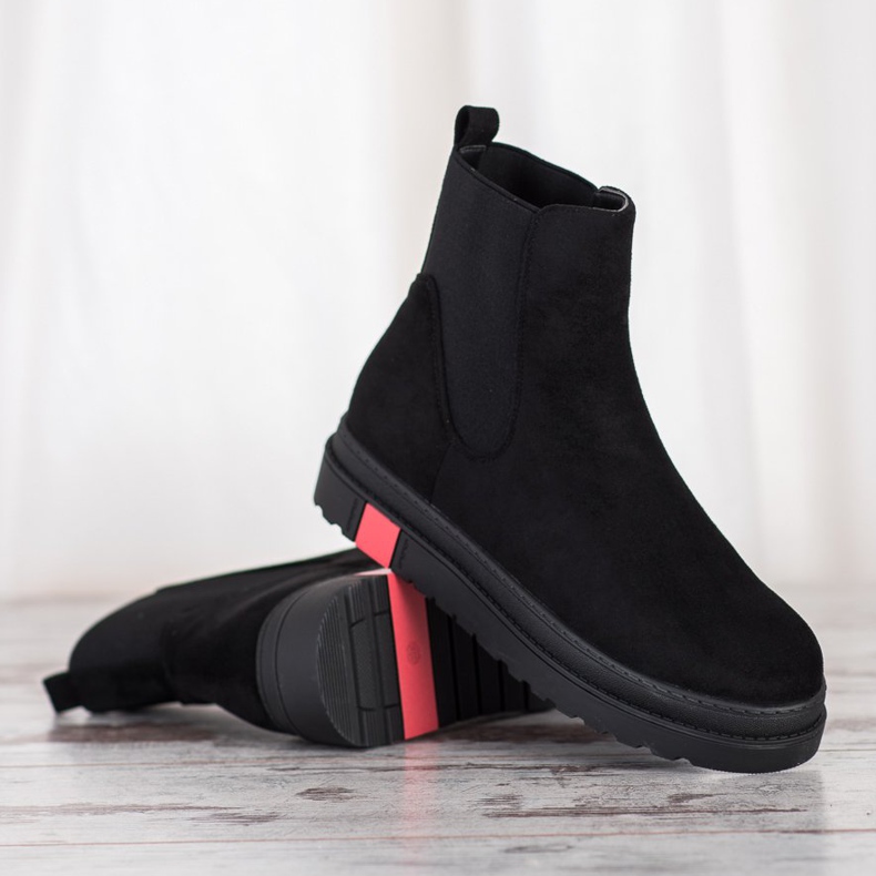 Seastar Boty na platformě černý 2