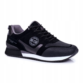 Sportovní pánské tenisky Big Star Black GG174548 černý šedá 1