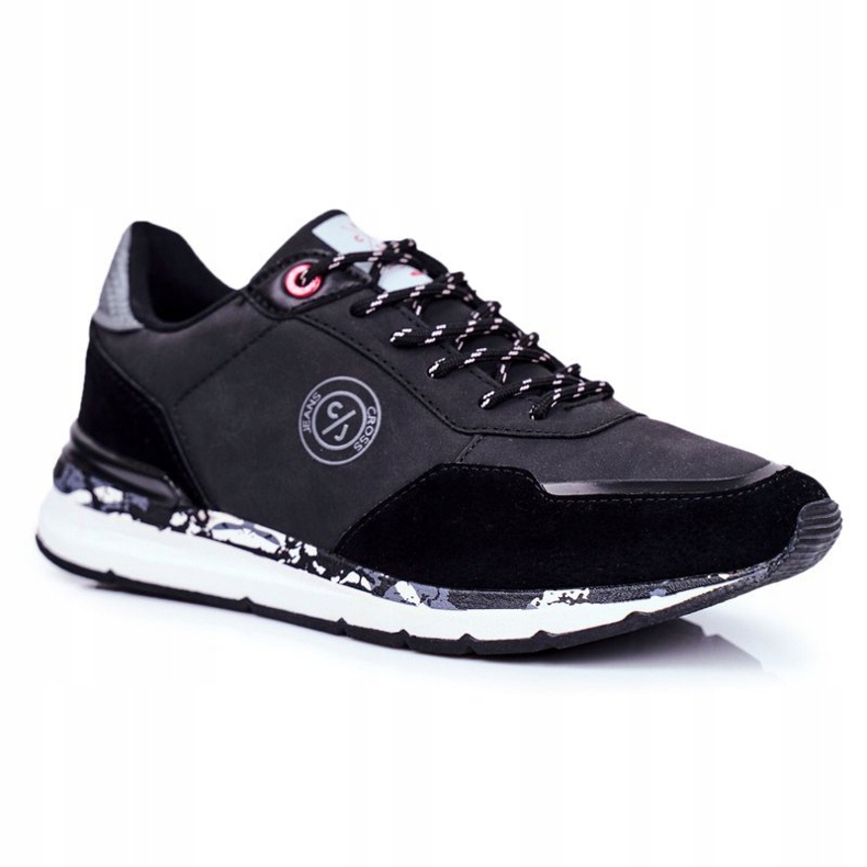 Pánské sportovní boty Cross Jeans černé GG1R4027C černá šedá 1