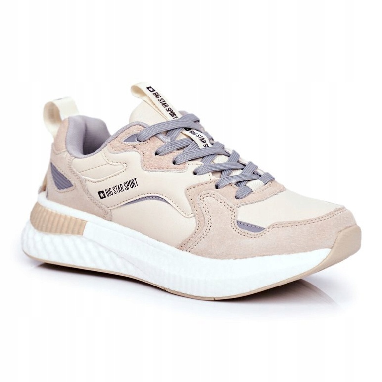 Pánské sportovní boty Big Star Beige GG174465 béžový šedá 1