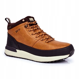 Pánské trekové boty Big Star Outdoor Camel GG174561 hnědý žluť 1