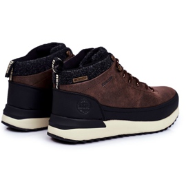Pánské trekové boty Big Star Outdoor Brown GG174562 hnědý černý 1