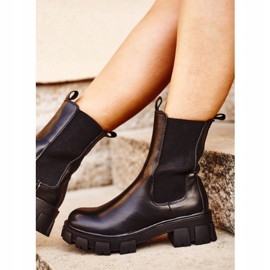 S.Barski Dámské vysoké boty Genius černé černý 1