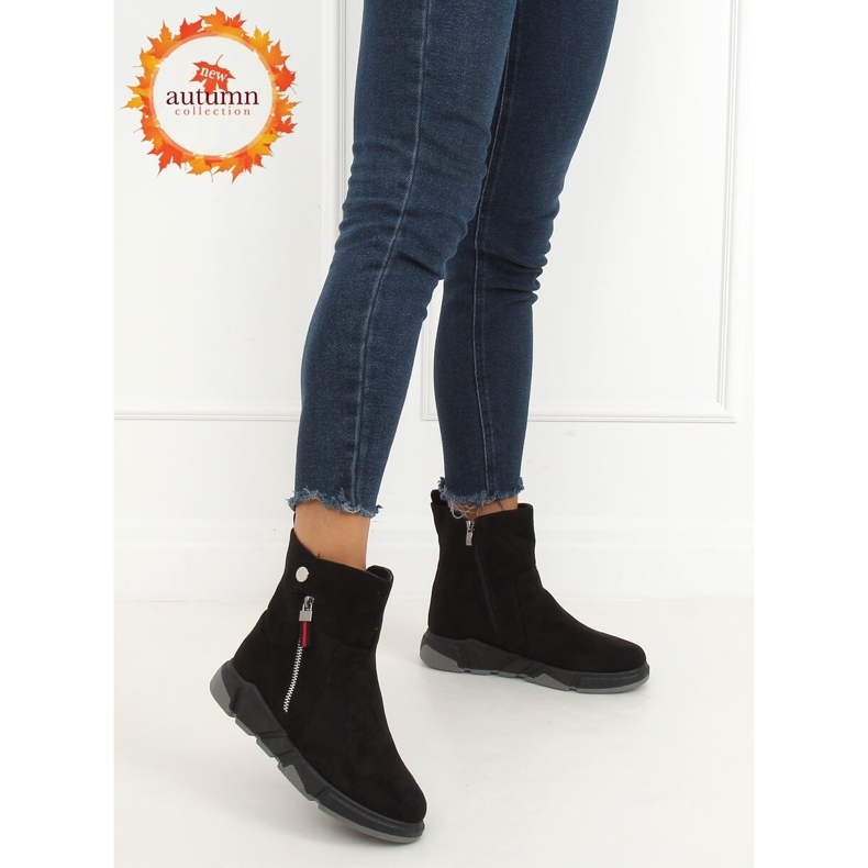 Černé sportovní boty KFS-506 Black černá 1 Černé sportovní boty KFS-506 Black černá 1