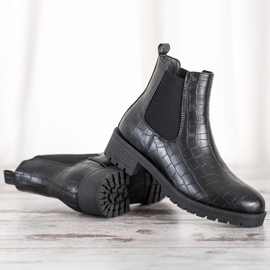 Bella Paris Nazouvací boty Chelsea černý 1