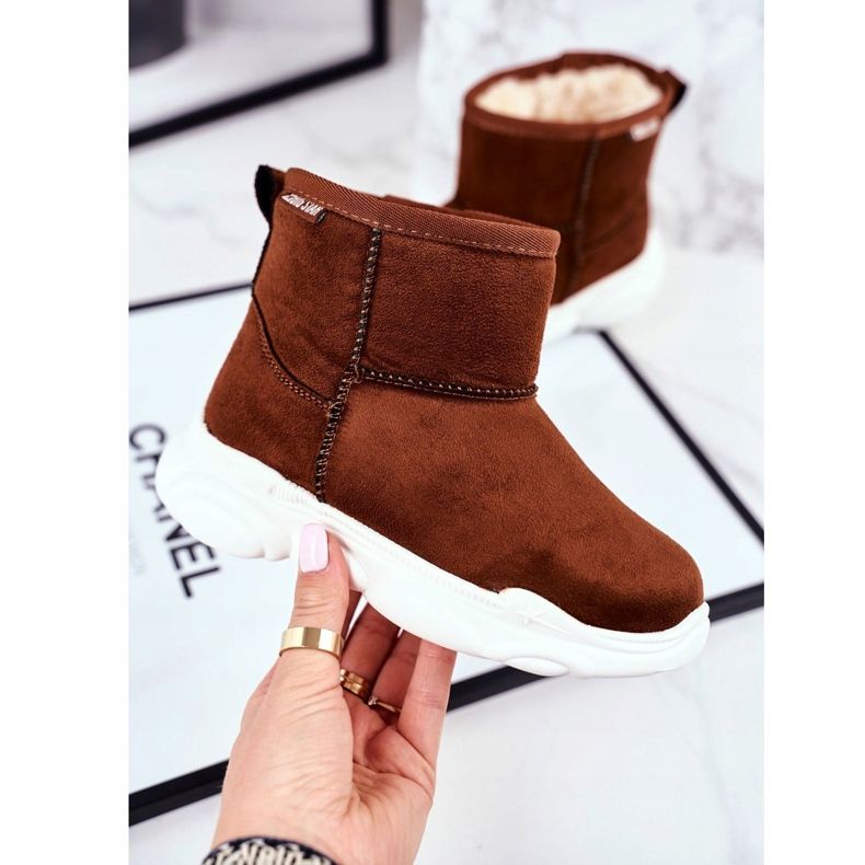 Dětské sněhule Big Star Camel GG374086 hnědý vícebarevný 1 Dětské sněhule Big Star Camel GG374086 hnědý vícebarevný 1