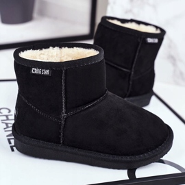 Dětské černé sněhové boty Big Star GG374081 černá 1