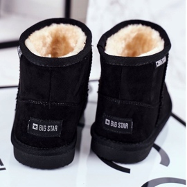 Dětské černé sněhové boty Big Star GG374081 černá 3