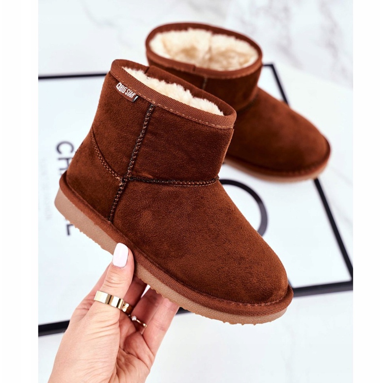 Dětské sněhule Big Star Camel GG374082 hnědý vícebarevný 1 Dětské sněhule Big Star Camel GG374082 hnědý vícebarevný 1