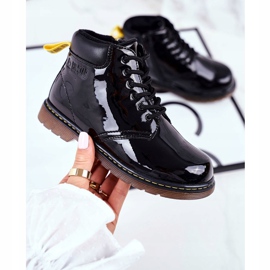 Teplé dětské boty Big Star Black GG374075 černý 1