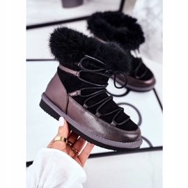 Dětské sněhule Big Star Black GG374083 černá 1