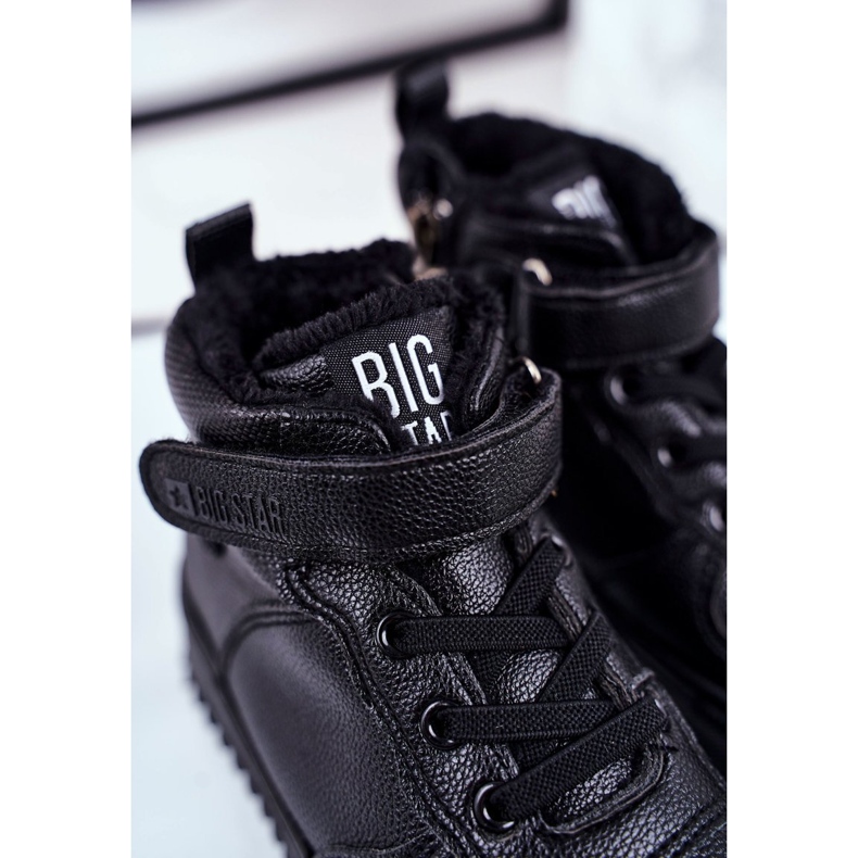 Dětské kozačky Big Star Warm Black GG374040 černý 1