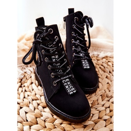 Vinceza Dětské boty Workers Black Mini Aspen černý 1