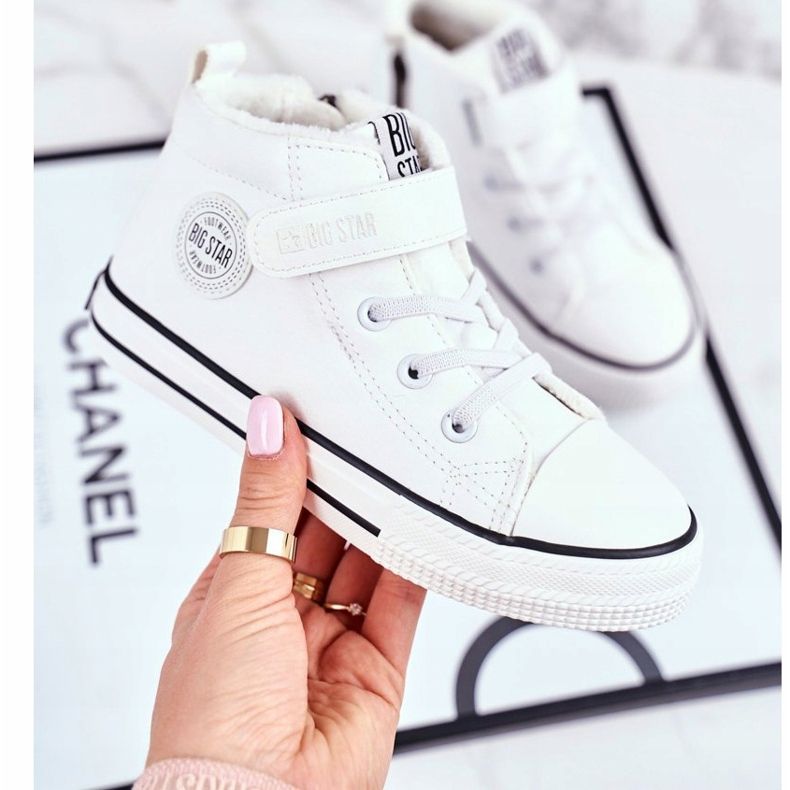 Dětské tenisky Big Star teplá bílá GG374033 bílý 1