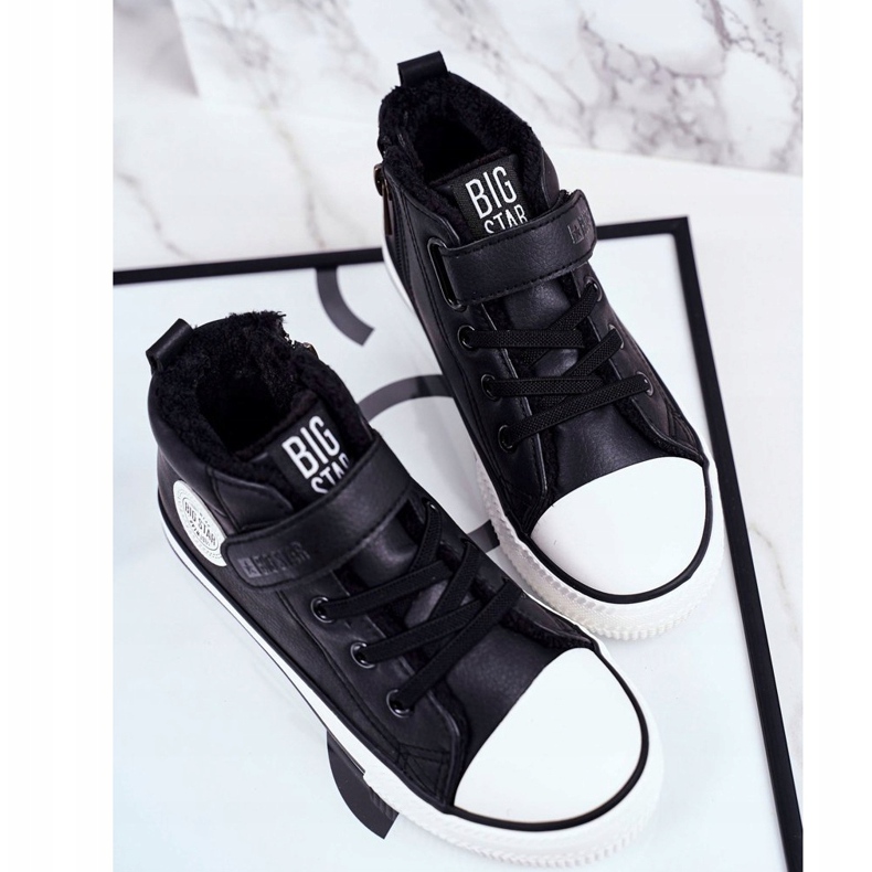 Dětské tenisky Big Star Warm Black GG374035 černá 1