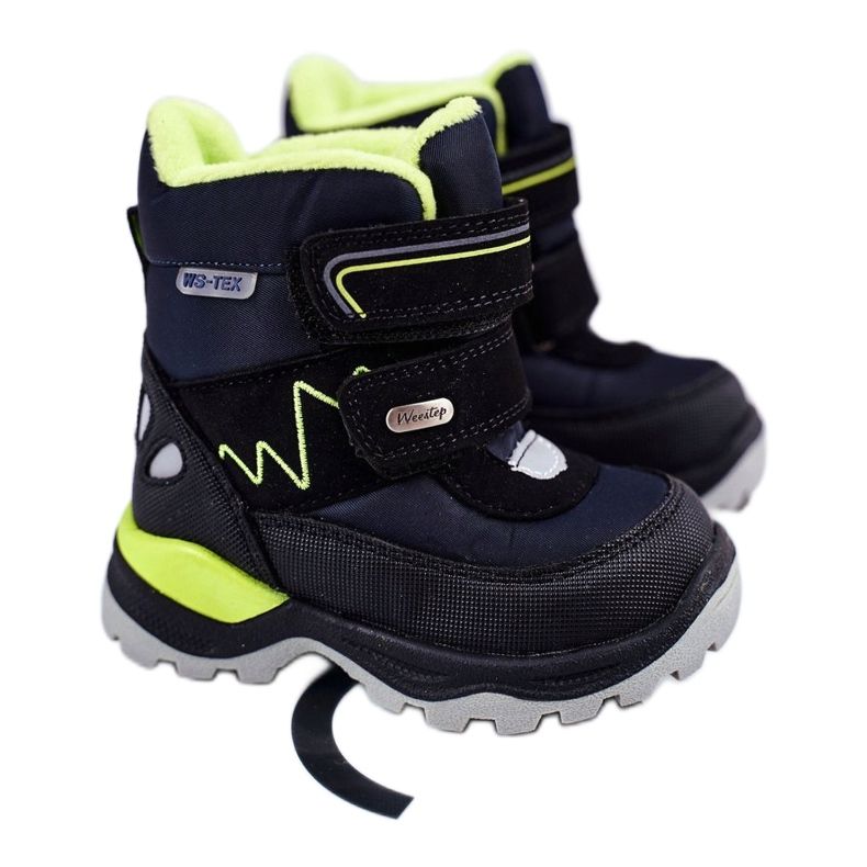 WEESTEP Dětské sněhule zateplené vlněnou námořnickou modří námořnická modř 1