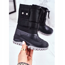 Apawwa Dětské kožešinové izolační sněhule Černá horká zima 1