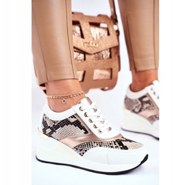 GOE Dámské sportovní boty Tenisky bílé kůže GG2N3045 bílý vícebarevný 1