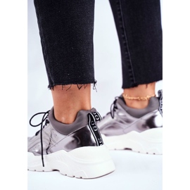 Dámské tenisky Goe Leather Pewter GG2N3040 černý 2